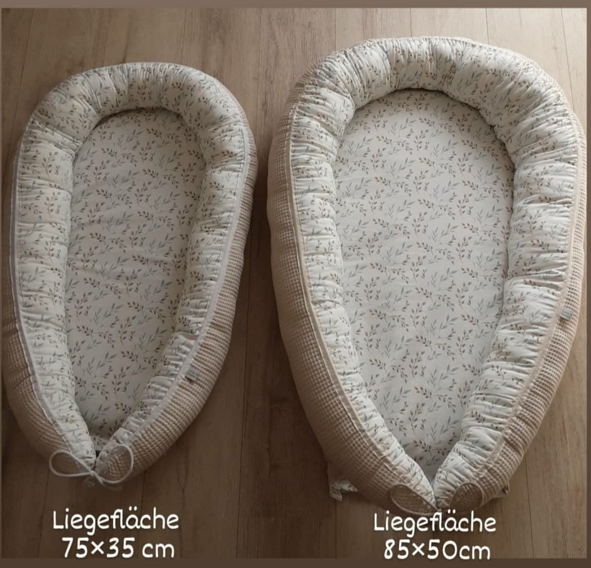 Nestchen Waldtiere von AnTalin, weiches Baby- und Kleinkind-Nestchen mit Waldtier-Muster, ideal für sicheren und gemütlichen Schlaf.