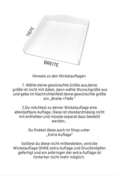 Wickelauflage kleiner Wal