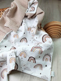 Babydecke Regenbogen beige